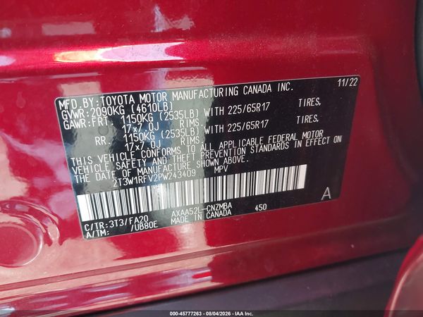 2023 TOYOTA RAV4 XLE