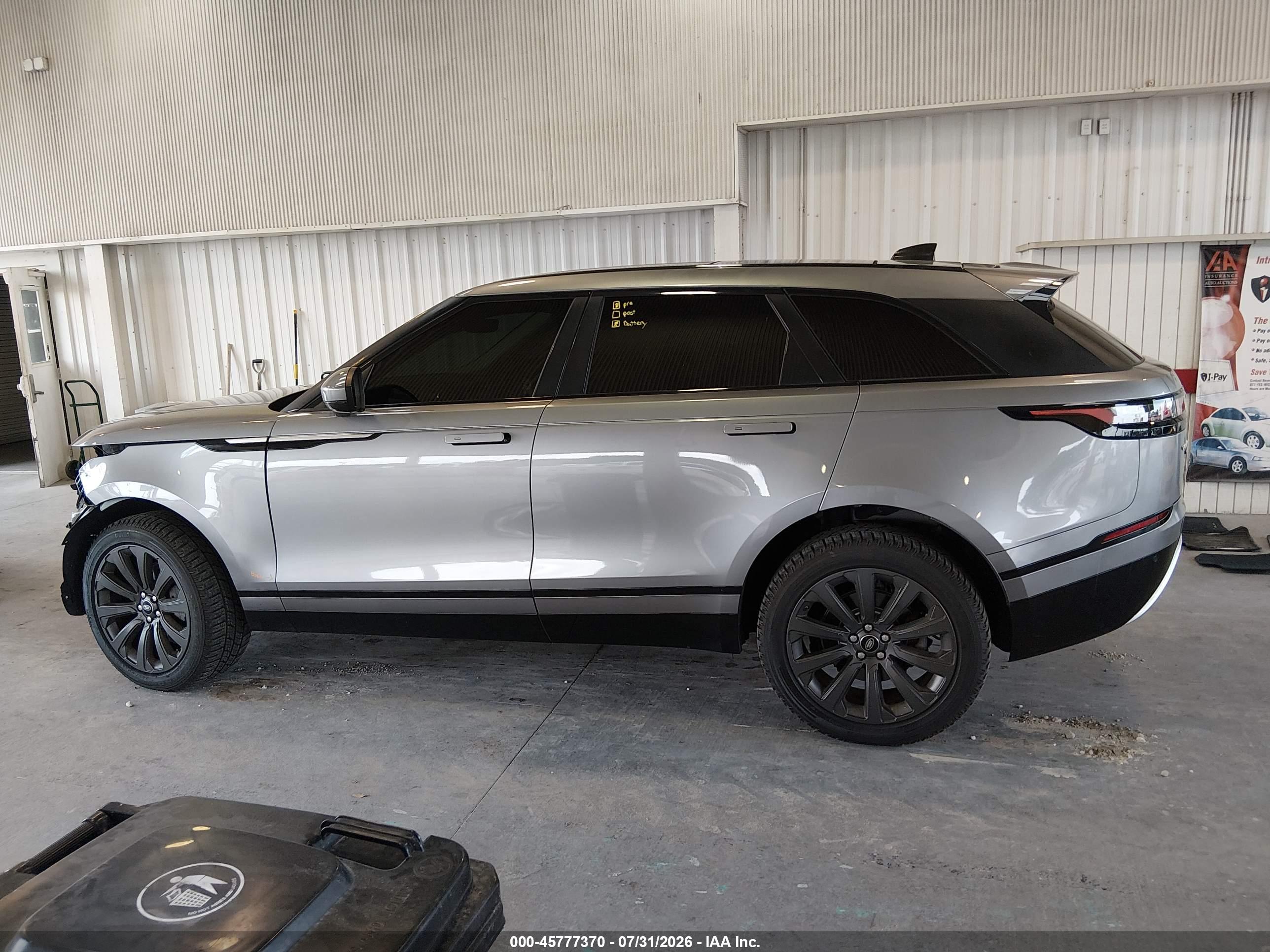 2020 LAND ROVER RANGE ROVER VELAR P250 S