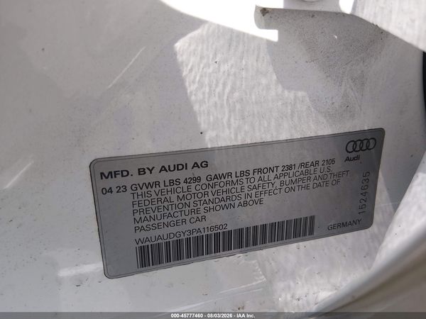 2023 AUDI A3