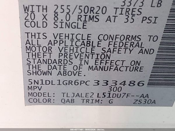 2023 INFINITI QX60 SENSORY