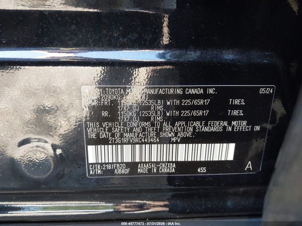 2024 TOYOTA RAV4 LE