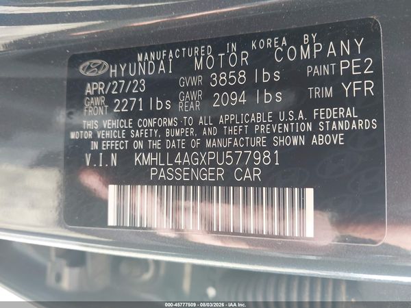 2023 HYUNDAI ELANTRA SE