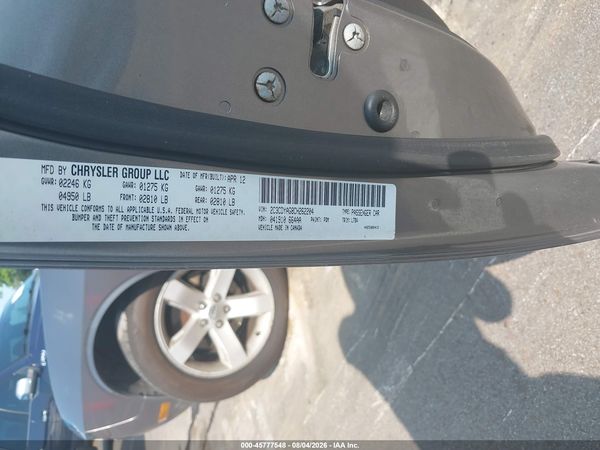 2012 DODGE CHALLENGER SXT