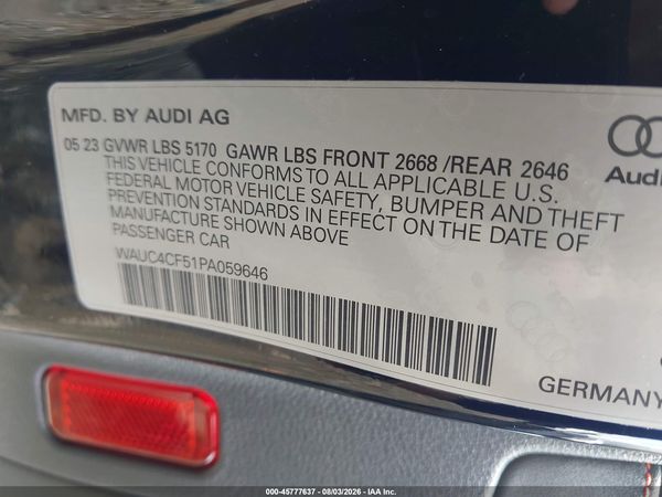 2023 AUDI S5 SPORTBACK