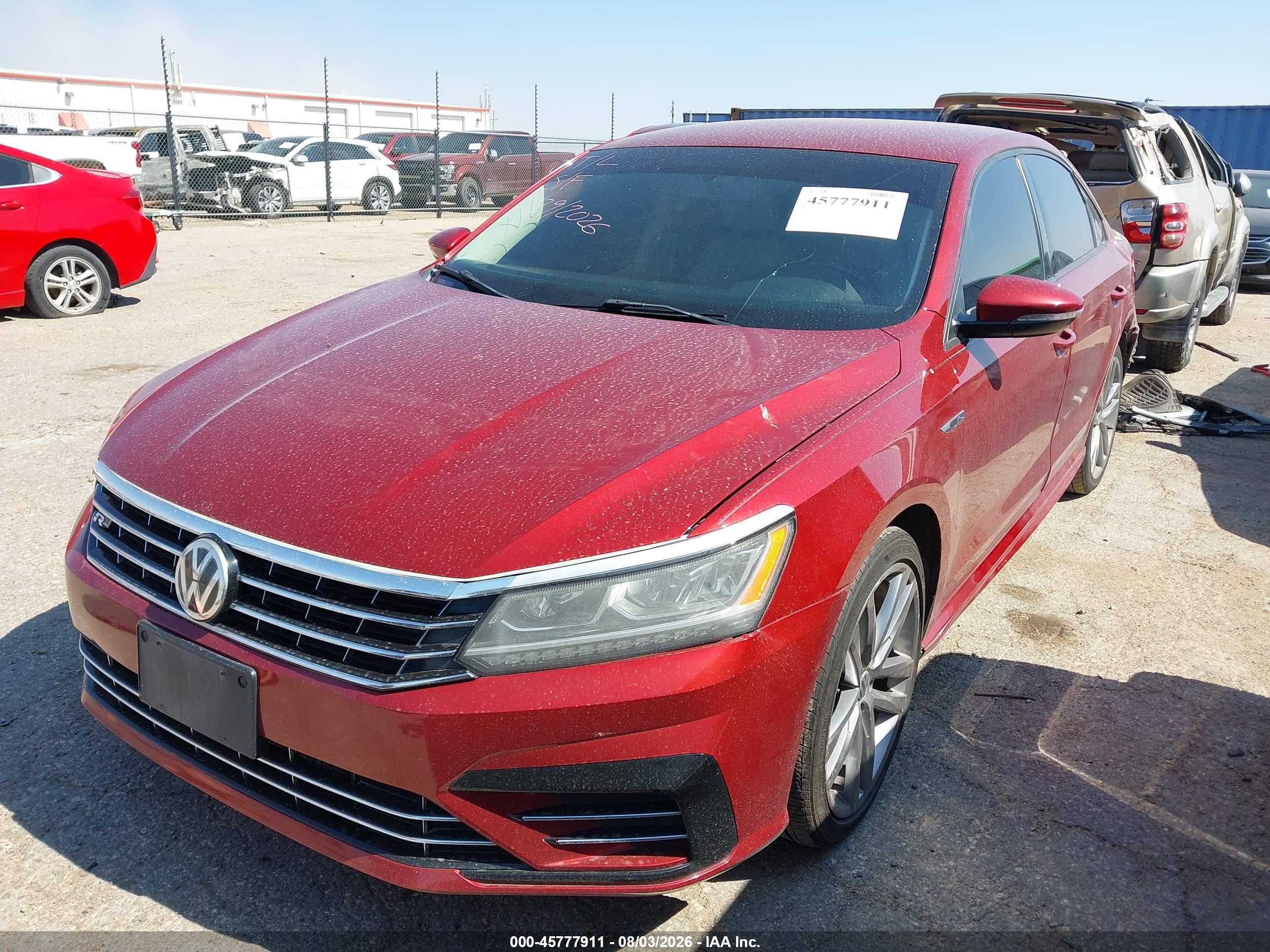 2018 VOLKSWAGEN PASSAT 2.0T R-LINE/2.0T S — I2