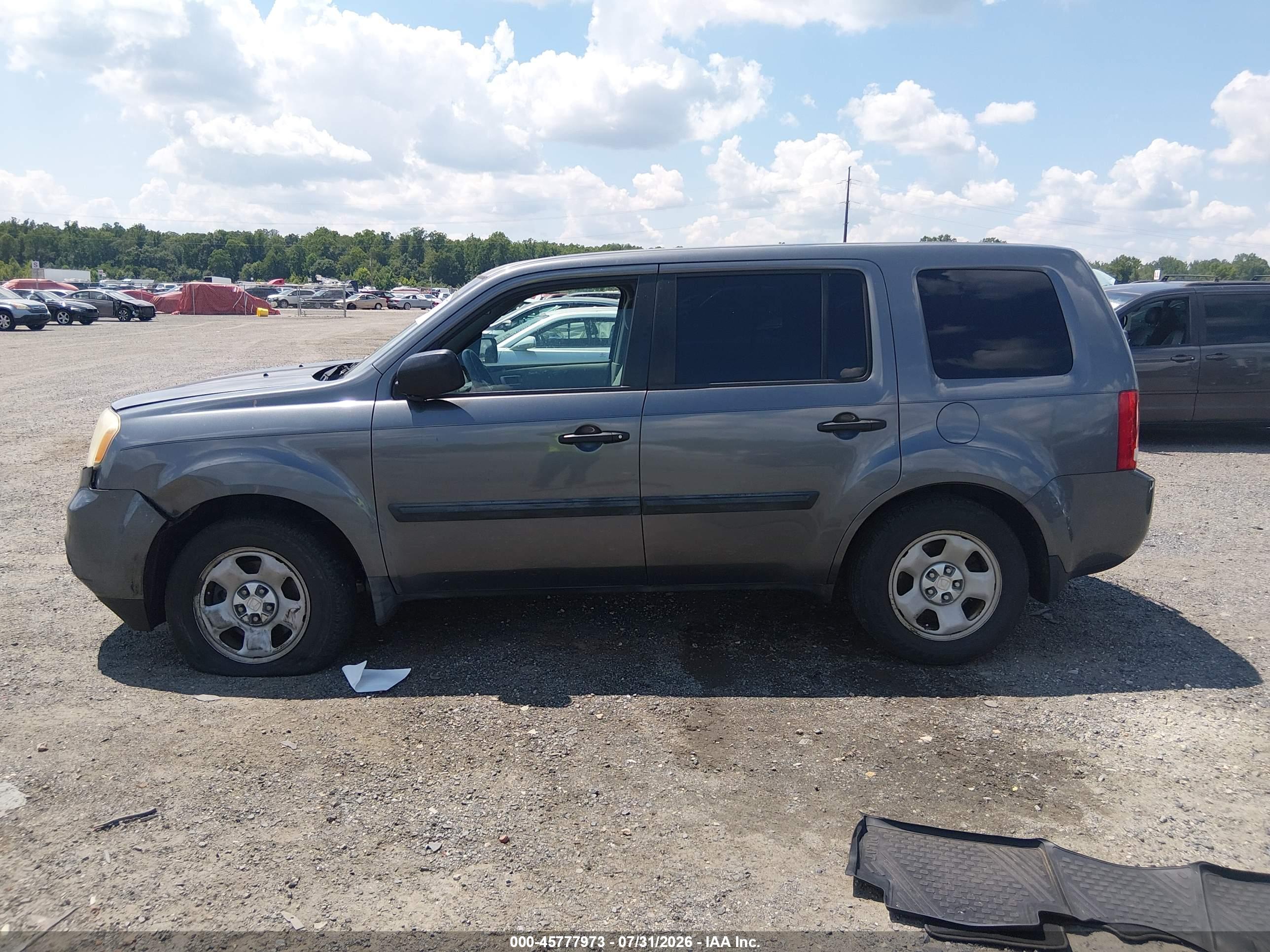 2012 HONDA PILOT LX