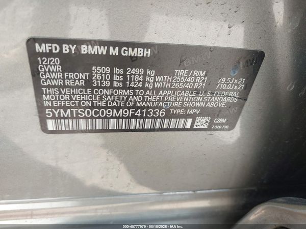 2021 BMW X3 M X3 M/M Competition