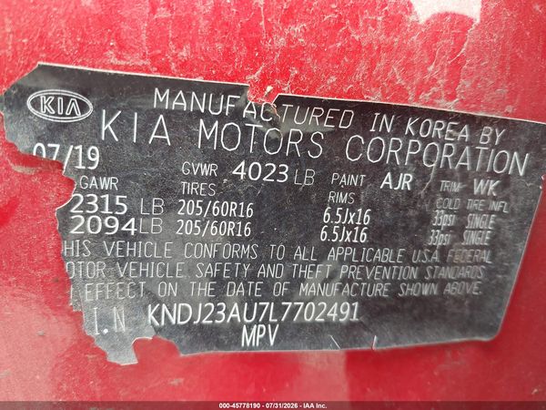 2020 KIA SOUL S