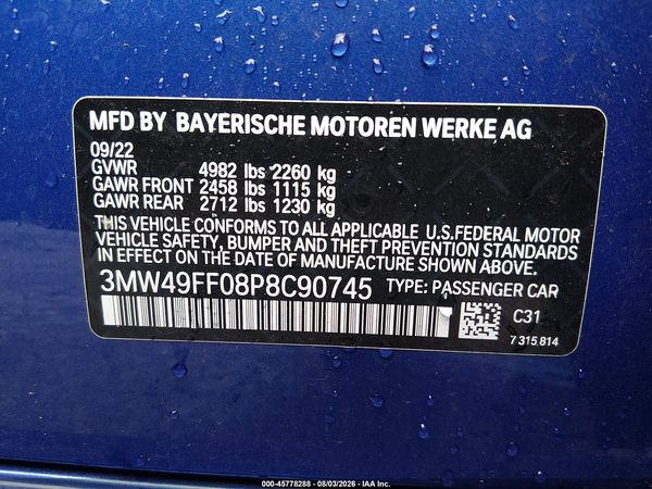 2023 BMW M340I xDrive