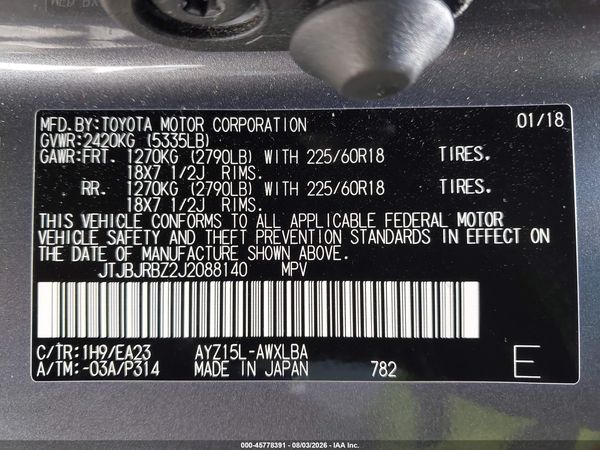 2018 LEXUS NX 300H 300H Luxury