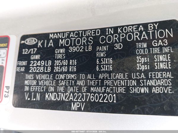 2018 KIA SOUL Base