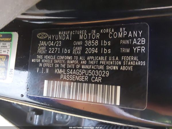 2023 HYUNDAI ELANTRA SEL