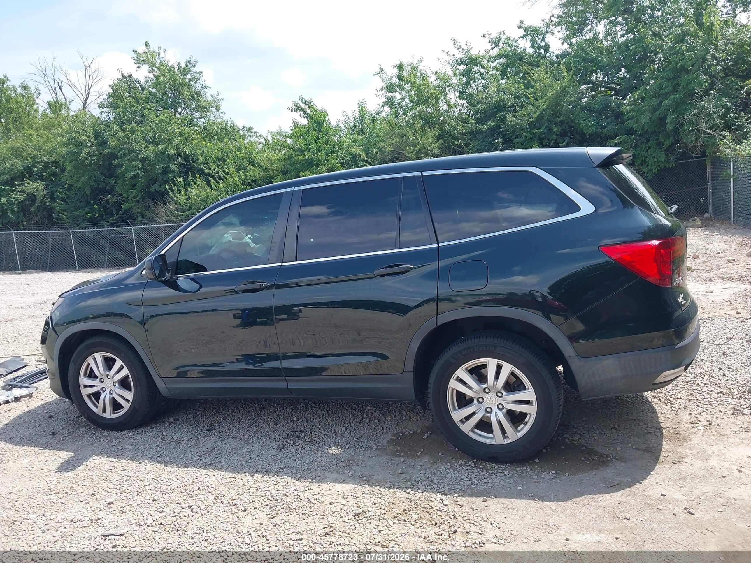 2018 HONDA PILOT LX