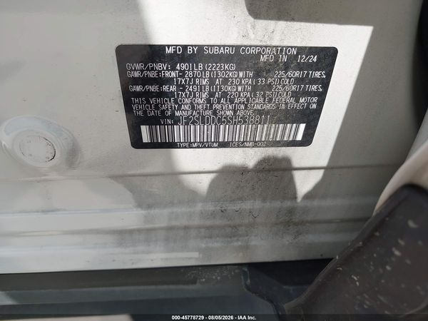 2025 SUBARU FORESTER PREMIUM — I9