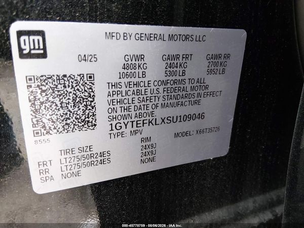 2025 CADILLAC ESCALADE IQ SPORT 2 AWD