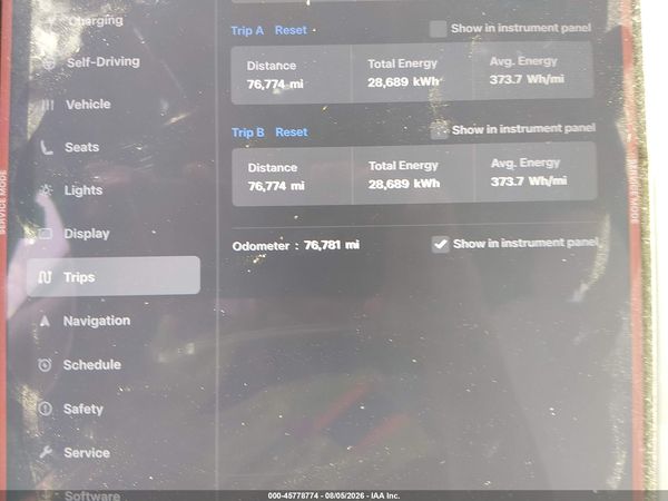 2020 TESLA MODEL X