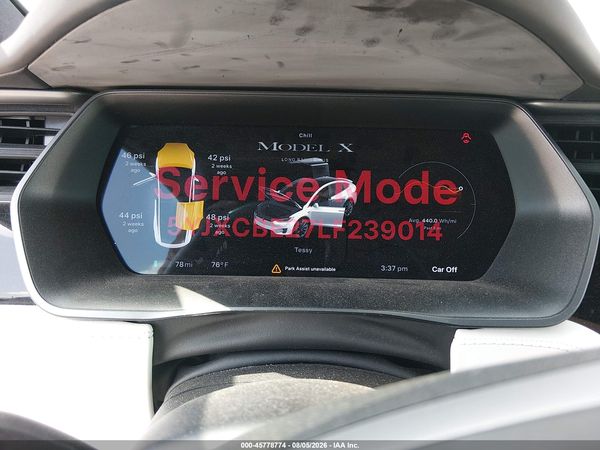 2020 TESLA MODEL X