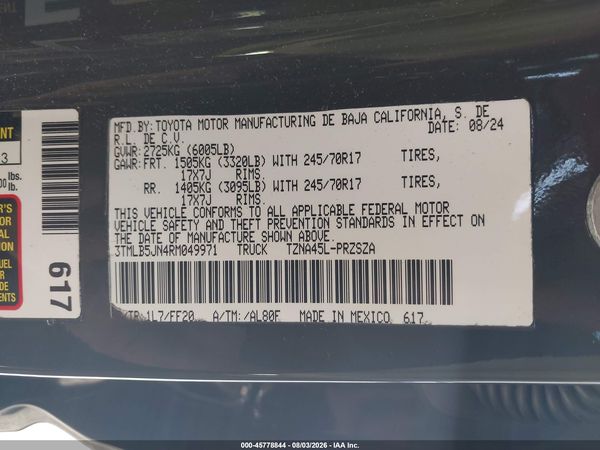 2024 TOYOTA TACOMA SR5