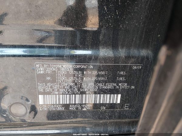 2019 TOYOTA RAV4 XLE