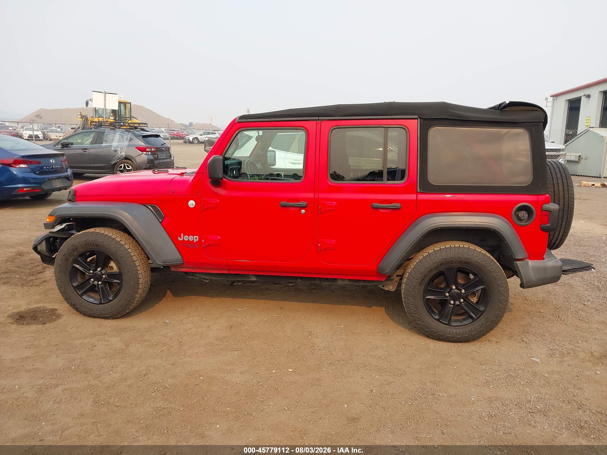 2018 JEEP WRANGLER UNLIMITED SPORT S 4X4