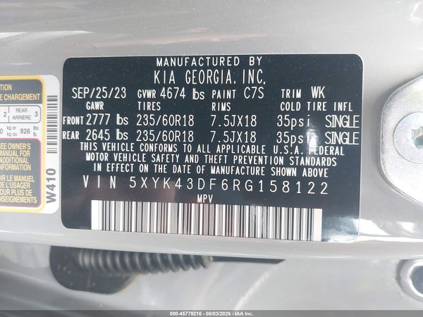 2024 KIA SPORTAGE SX