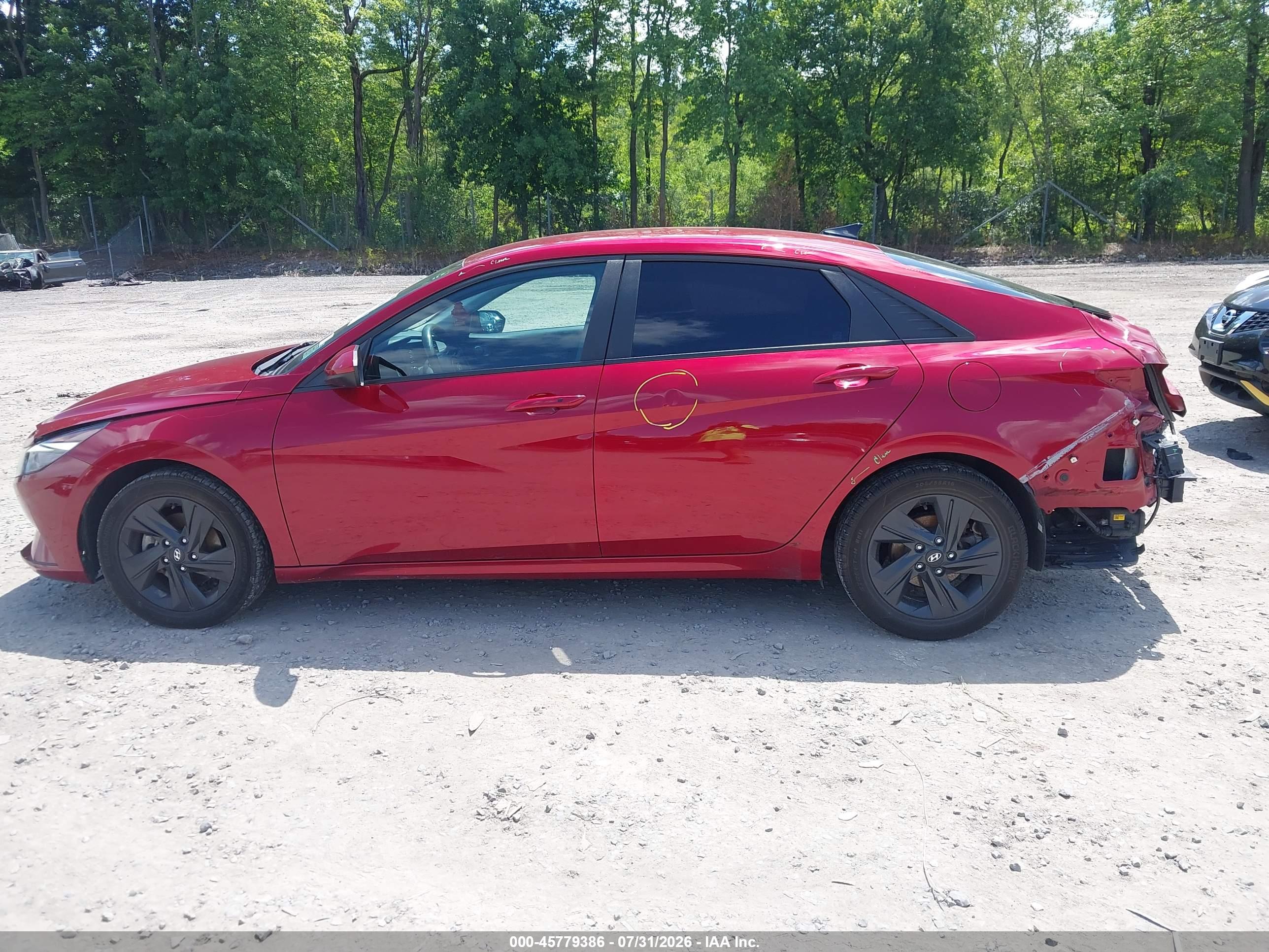 2023 HYUNDAI ELANTRA HYBRID BLUE