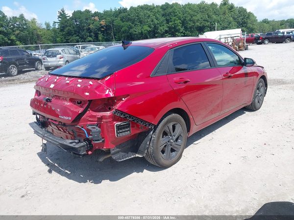 2023 HYUNDAI ELANTRA HYBRID BLUE