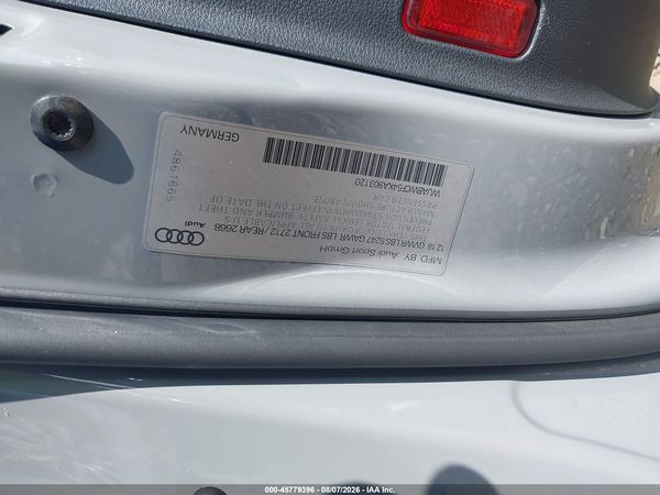 2019 AUDI RS 5 2.9T