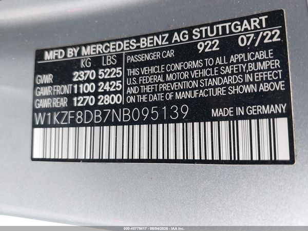 2022 MERCEDES-BENZ E 350 E350