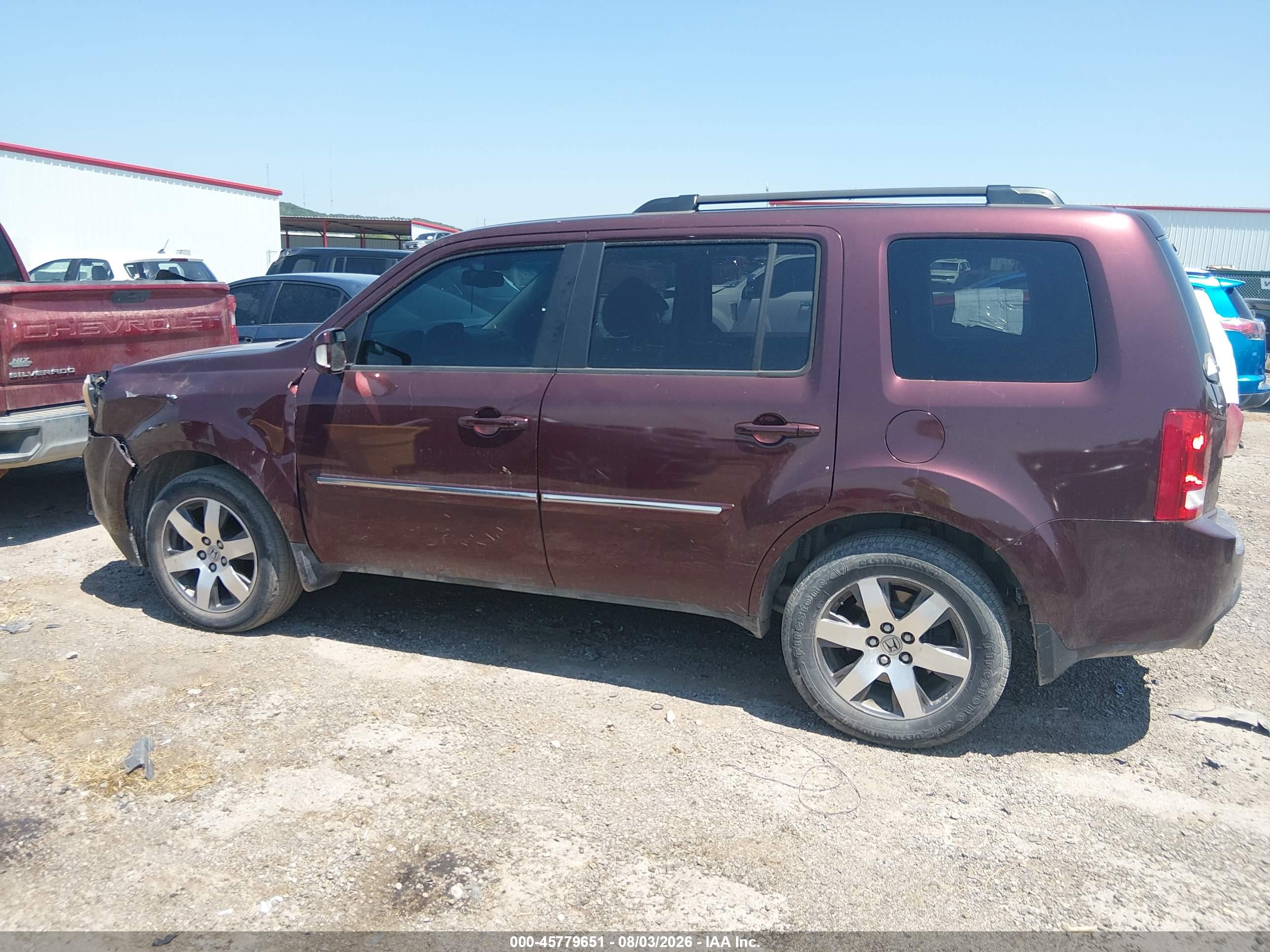 2012 HONDA PILOT TOURING