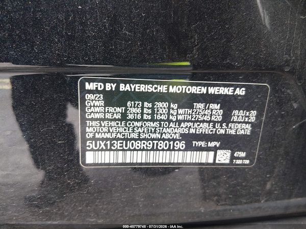 2024 BMW X5 SDRIVE40I