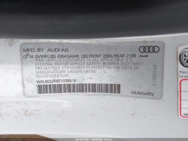 2015 AUDI A3 1.8T PREMIUM
