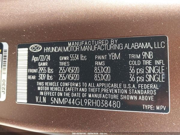 2024 HYUNDAI SANTA FE LIMITED