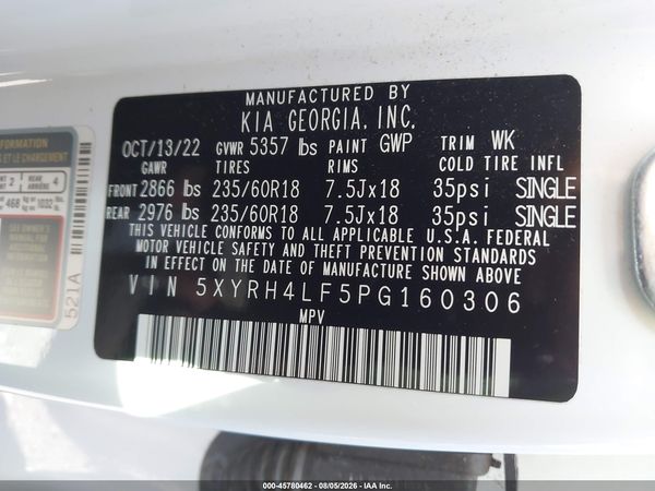 2023 KIA SORENTO EX