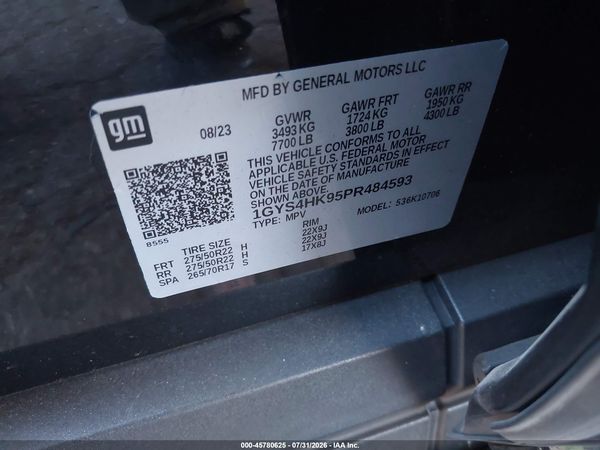 2023 CADILLAC ESCALADE 4WD V-SERIES
