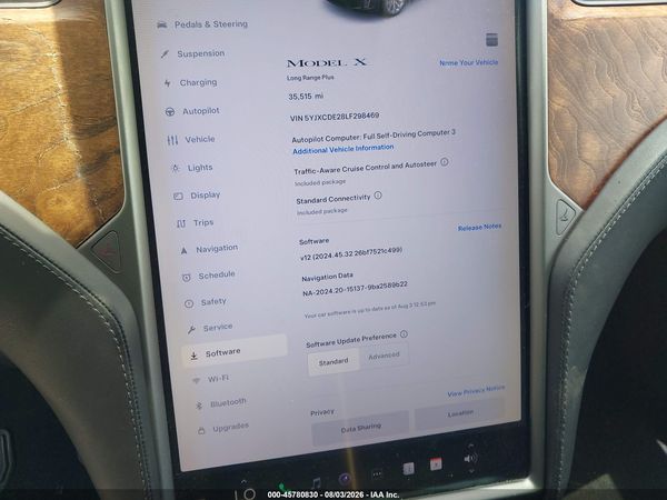 2020 TESLA MODEL X