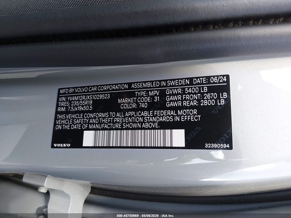 2025 VOLVO XC60 B5 CORE