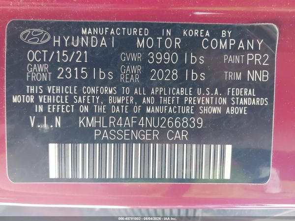 2022 HYUNDAI ELANTRA N LINE
