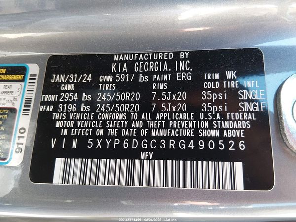 2024 KIA TELLURIDE S — I9