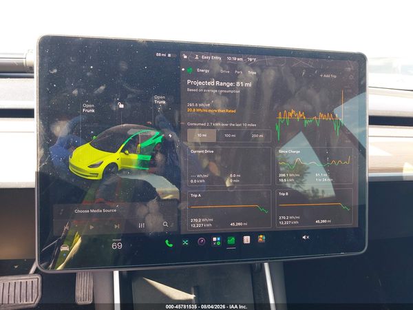 2019 TESLA MODEL 3 LONG RANGE/PERFORMANCE