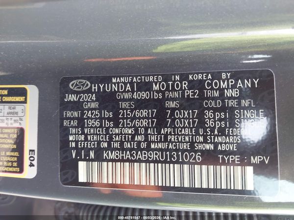 2024 HYUNDAI KONA SE