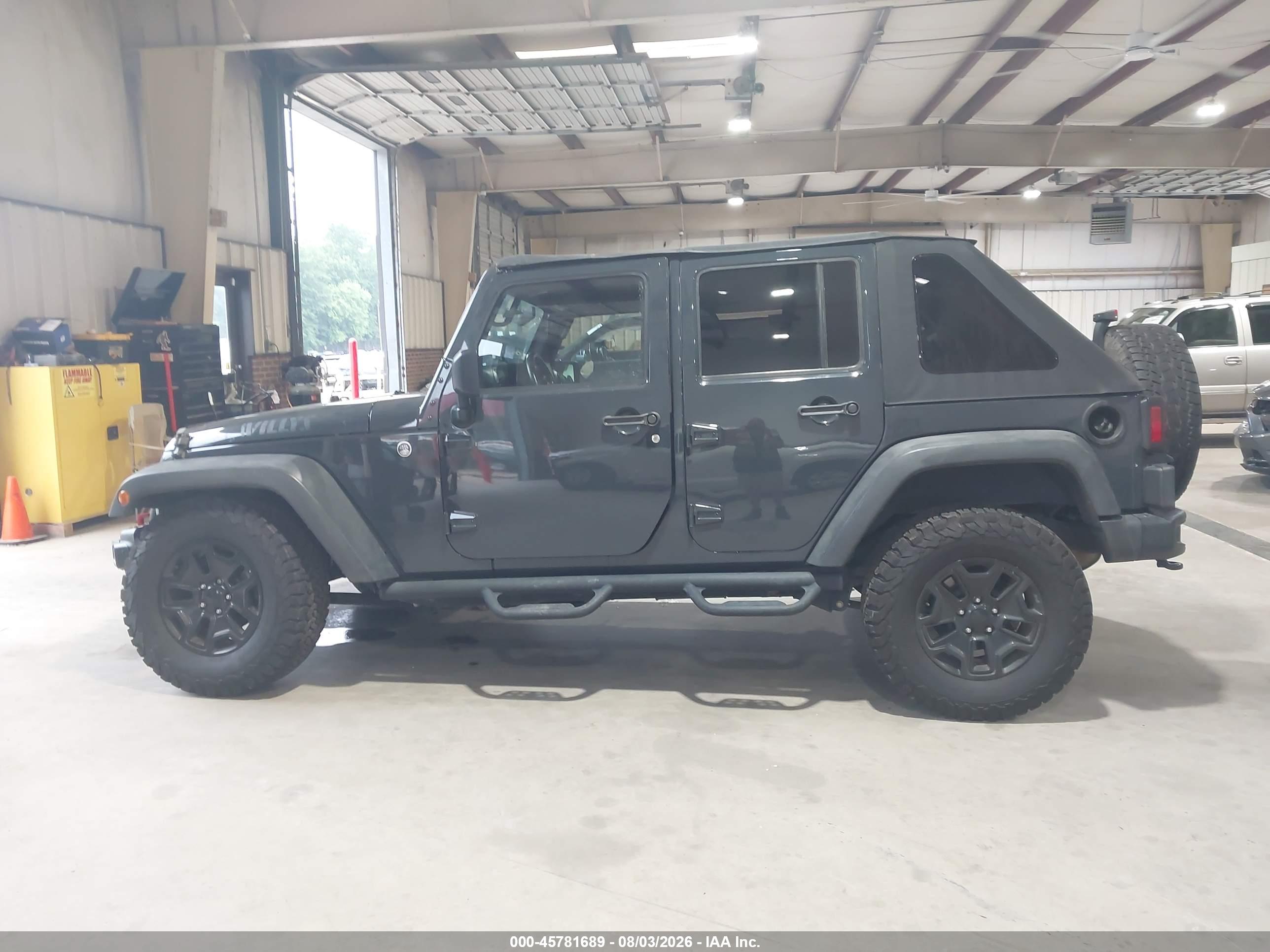 2016 JEEP WRANGLER UNLIMITED WILLYS WHEELER
