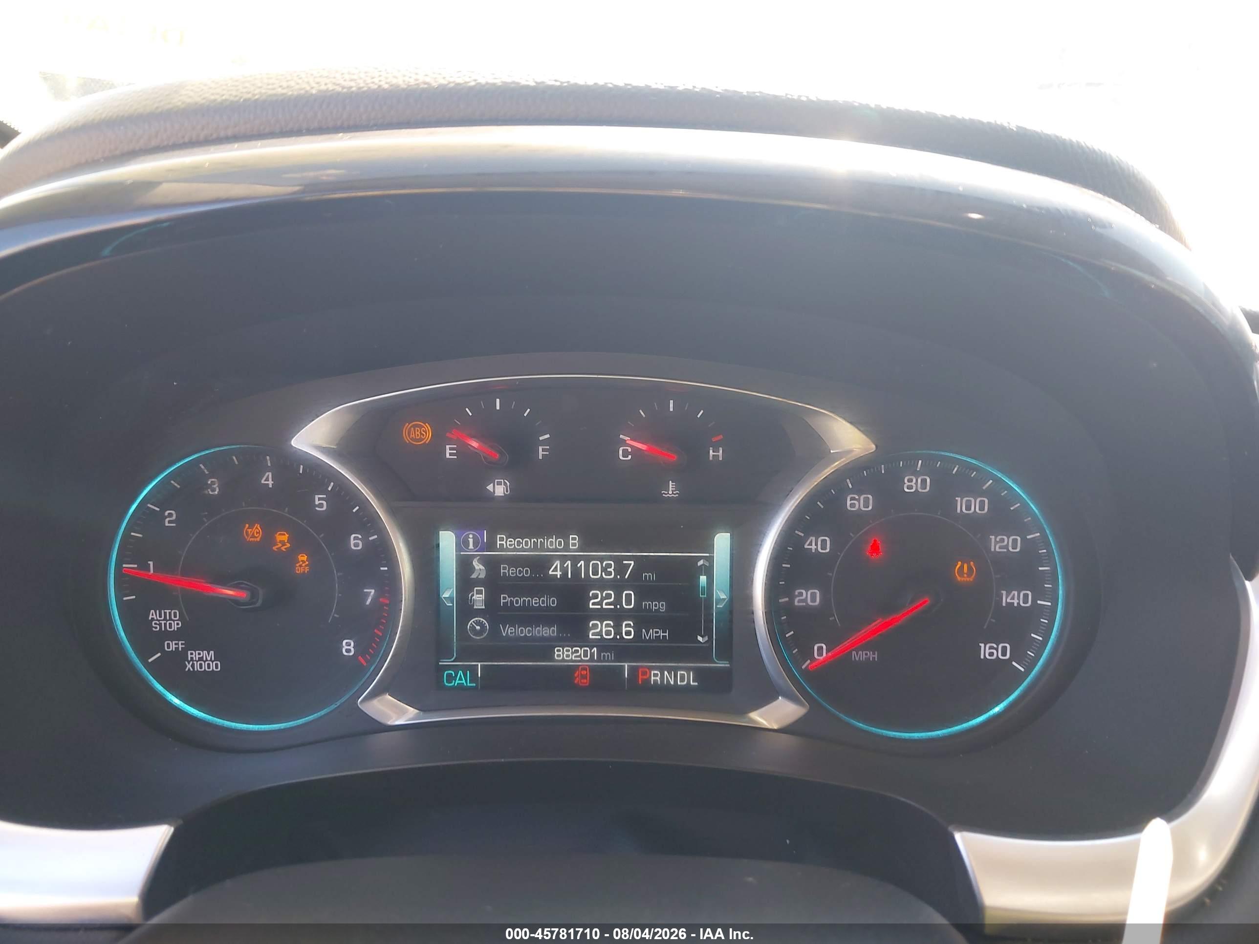 2019 CHEVROLET TRAVERSE 3LT — I7