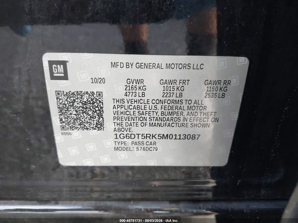 2021 CADILLAC CT5 PREMIUM LUXURY