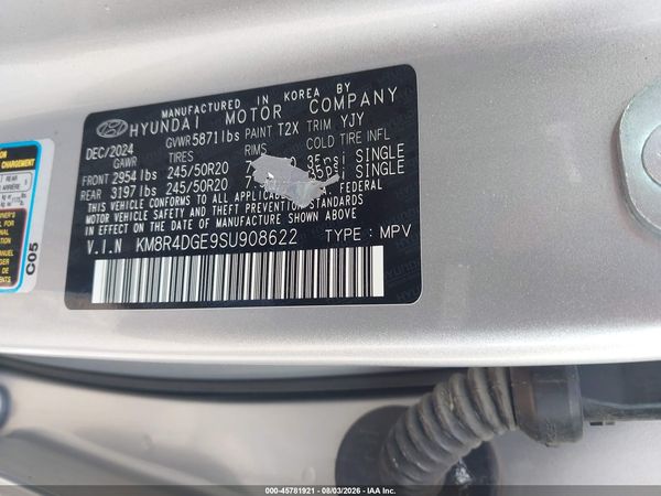 2025 HYUNDAI PALISADE SEL PREMIUM