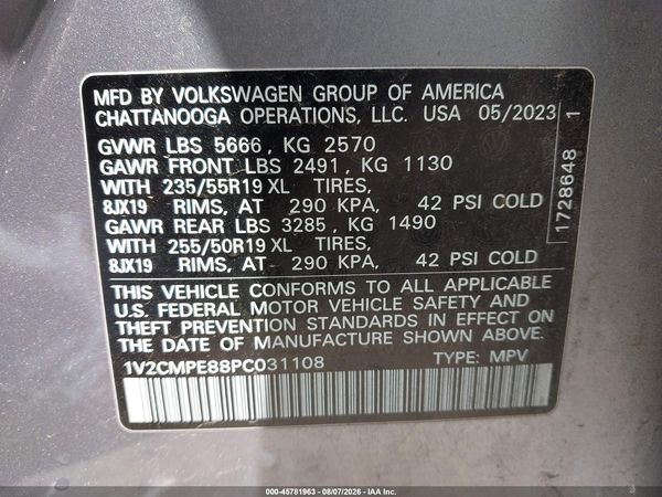 2023 VOLKSWAGEN ID.4 PRO — I9