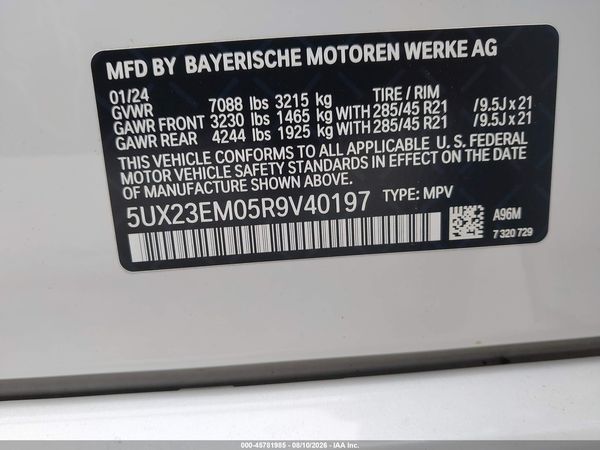 2024 BMW X7 XDRIVE40I