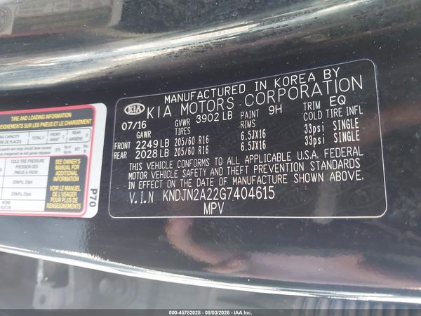 2016 KIA SOUL Plus