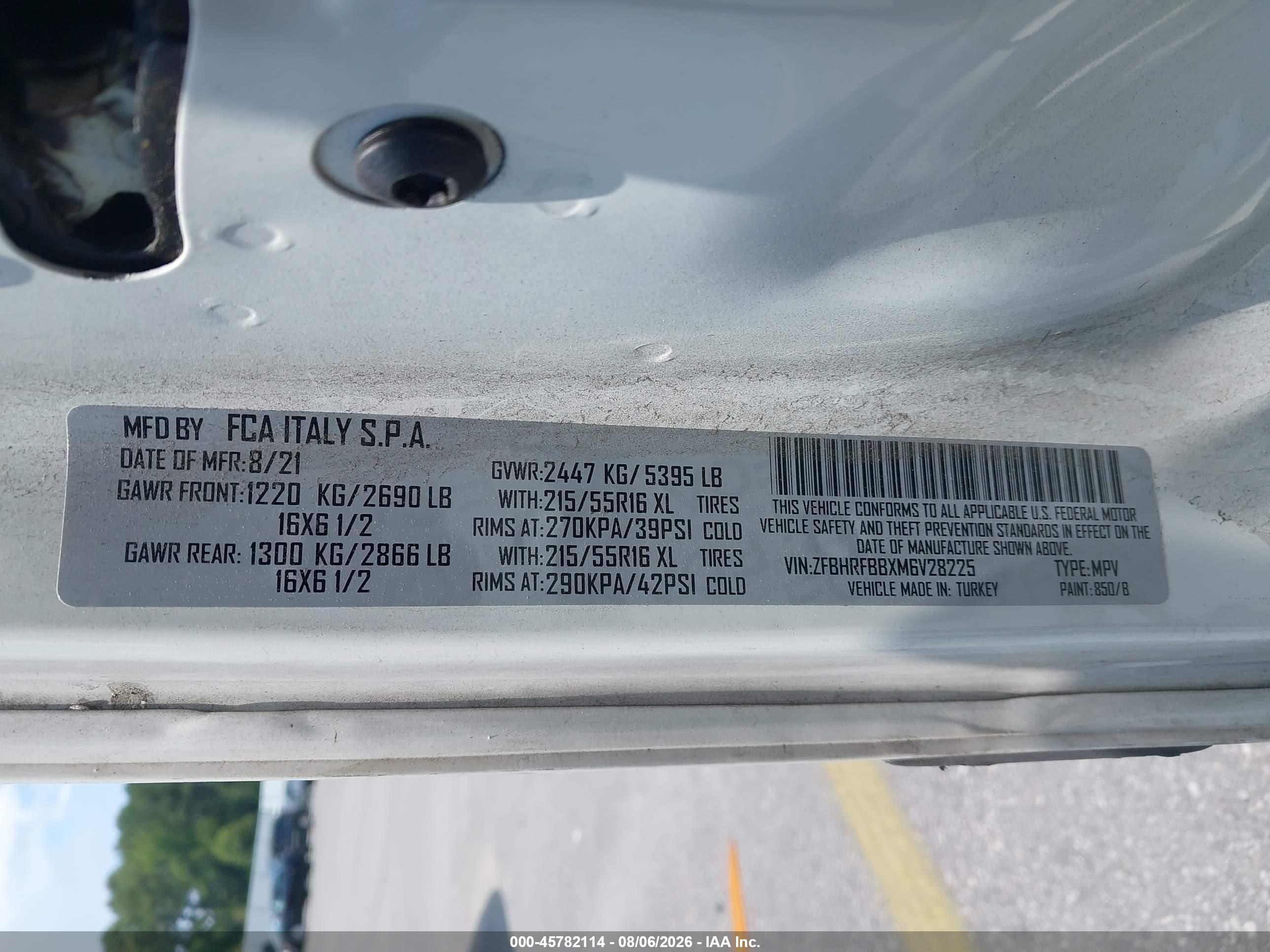 2021 RAM PROMASTER CITY TRADESMAN SLT