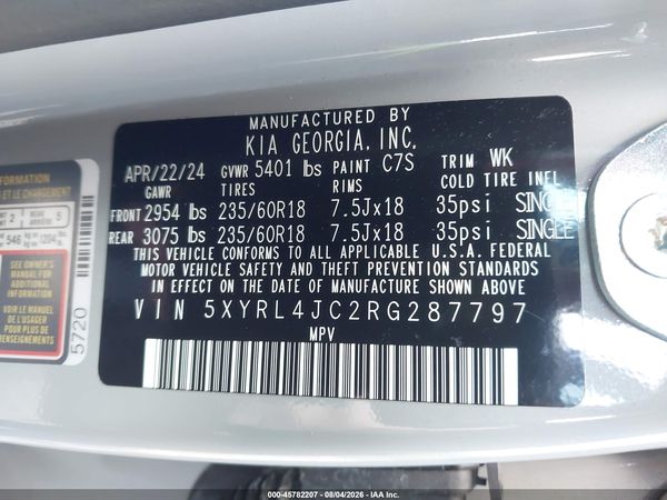2024 KIA SORENTO S